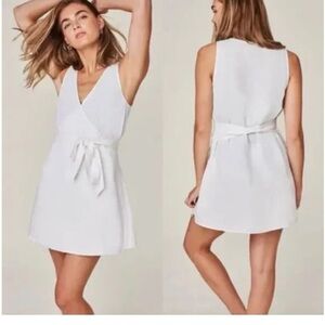NWT- Andie White Wrap Dress